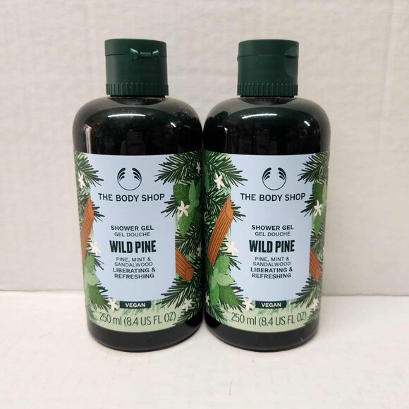 The Body Shop Shower Gel Wild Pine 2 Pack 250ml Each - Picture 1 of 1